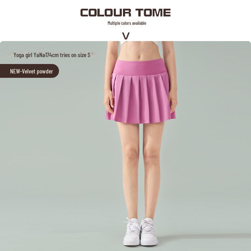 

Спортивная юбка SZ Lycra с плиссировкой и защитой от воздействия окружающей среды для йоги, бадминтона, тенниса, фитнеса и бега 10