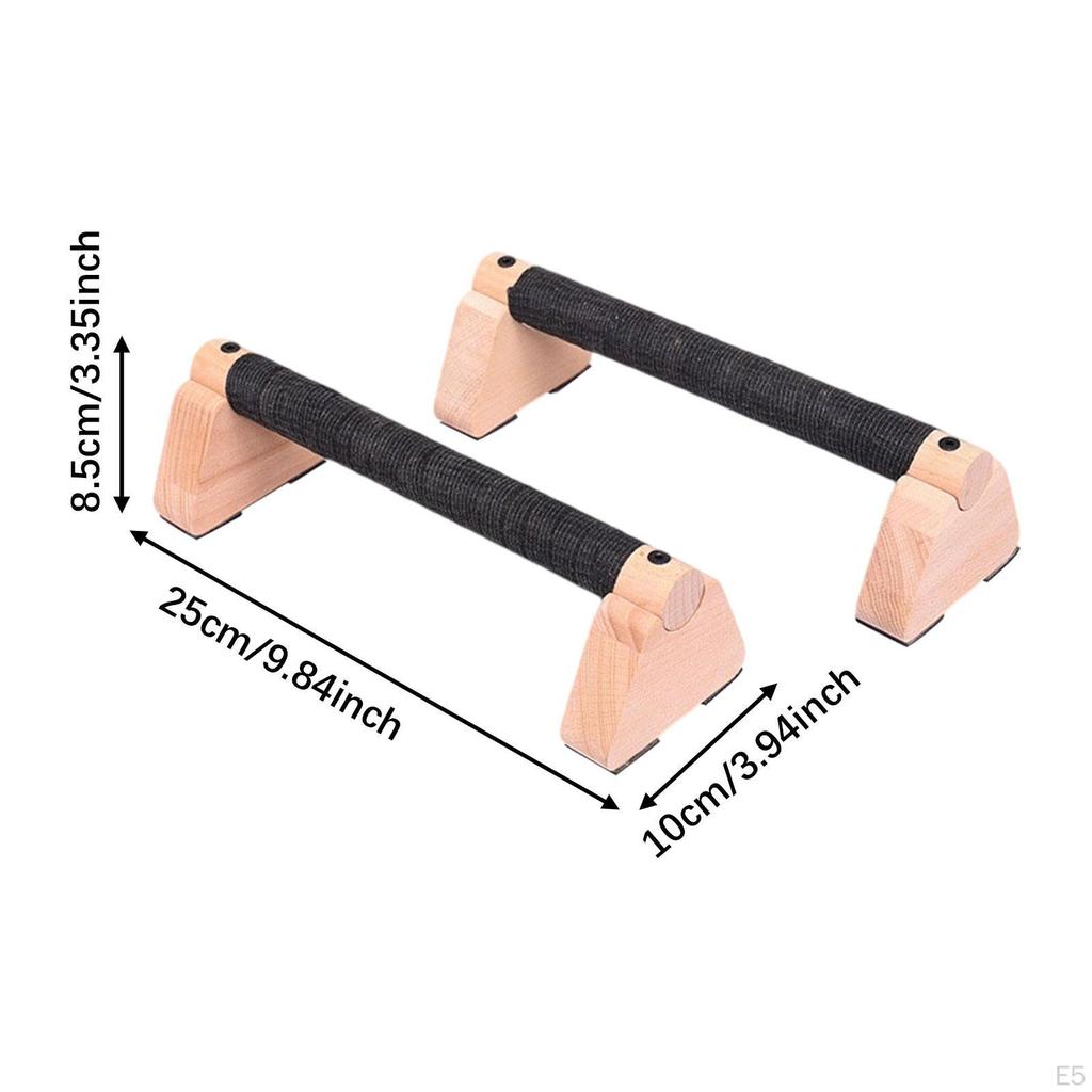 2 Pieces Push Up Bar Exercise Brackets Sturdy Structure Supplies Portable Handles Pushup