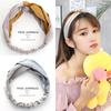 Korean Spring-Summer Elastic Chiffon Silk Headband for Women – Hair Accessories, Sports & Face Washing
