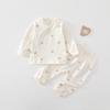 Newborn Pure Cotton Autumn & Spring High-Waisted Belly Protection Outfit