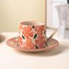 Shangqi Creative Ceramic Coffee Mug with Saucer