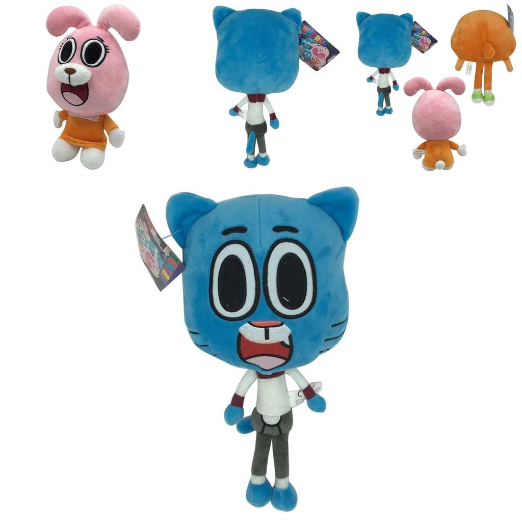 Entzückendes und weiches 25 cm Darwin Plüschtier aus Die erstaunliche Welt von Gumball für Kinder