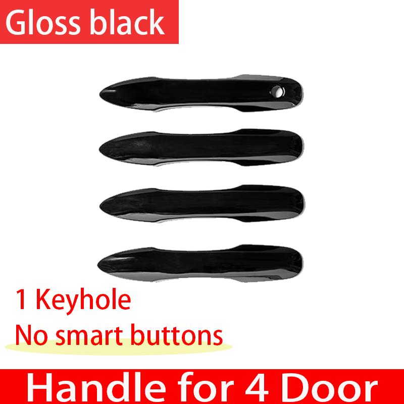 Glänzend Schwarz Für Toyota Harrier Venza XU80 IV MK4 2022 Zubehör Türgriff Außen Abdeckung Auto Zubehör