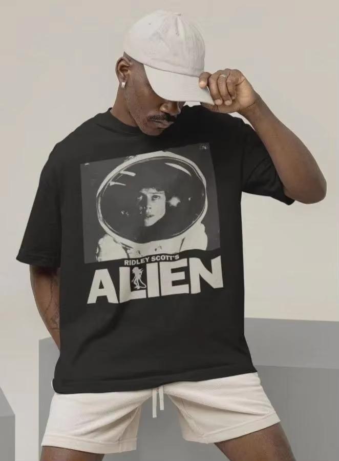Alien Movie 1979 Shirt Alien Movie Teealien Movie Merch Vintage Horror Shirt Horror Movie Shirt Oversized Unisex Harajuku High Quality