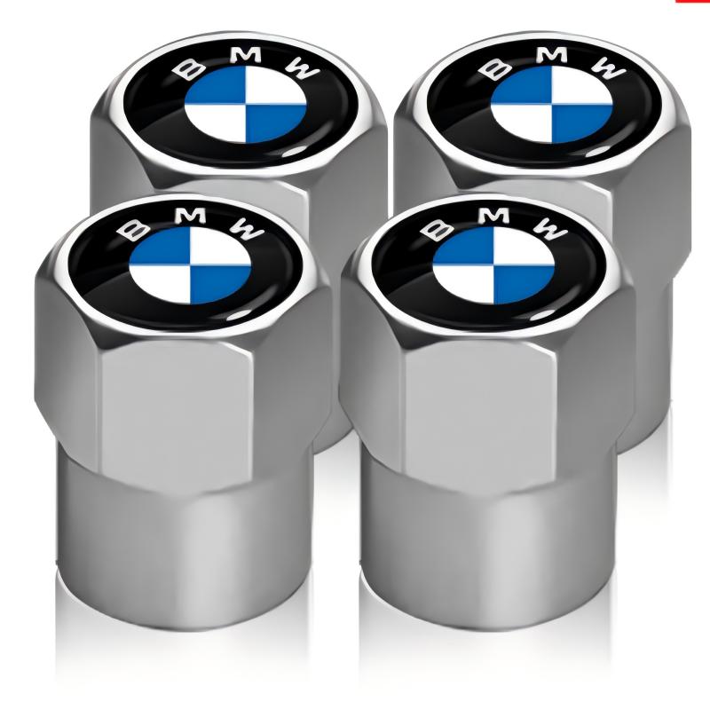 4 Piezas Cubierta de Vástago de Válvula de Metal para Rueda de Coche Tapa Antipolvo Accesorios Para BMW E90 E34 E36 E39 E53 E60 F10 F30 F15 G05 F16 G06 G07 X1 X5 X3 X6 M3 M5 M6