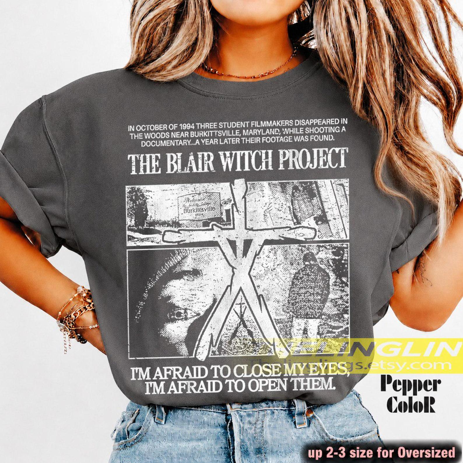 The Blair Witch Project 1999 Tee, Horror Mystery Movie Unisex Softstyle T-Shirt, Scary Film Fan Gift, Halloween Shirt, Vintage 90s Cinema FD M