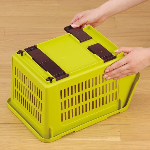 Inomata Chemical Stackable Vegetable Storage Tray, Potato Storage, Orange