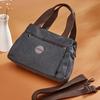 Canvas Bag Women's Versatile Casual Messenger Bag Multifunctional Single Shoulder Bag Large Capacity Handbag