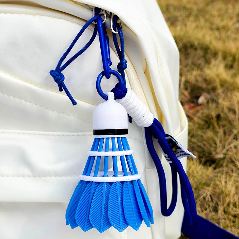 

Creative Mini 3D Badminton Racket Balls Charms Keychains Sport Souvenir Bag Keyrings Car Trinket Accessories Key Holder Gift