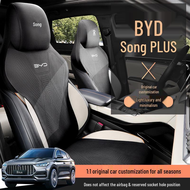 BYD Song PLUS Saddle Pad: Universal Half-Wrap Car Seat Cushion for All Seasons