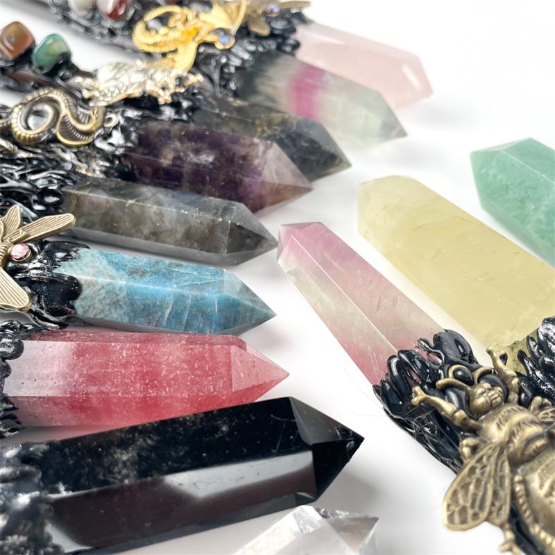 Natural Crystals Healing Stones Crystal Magic Wand  for Gift