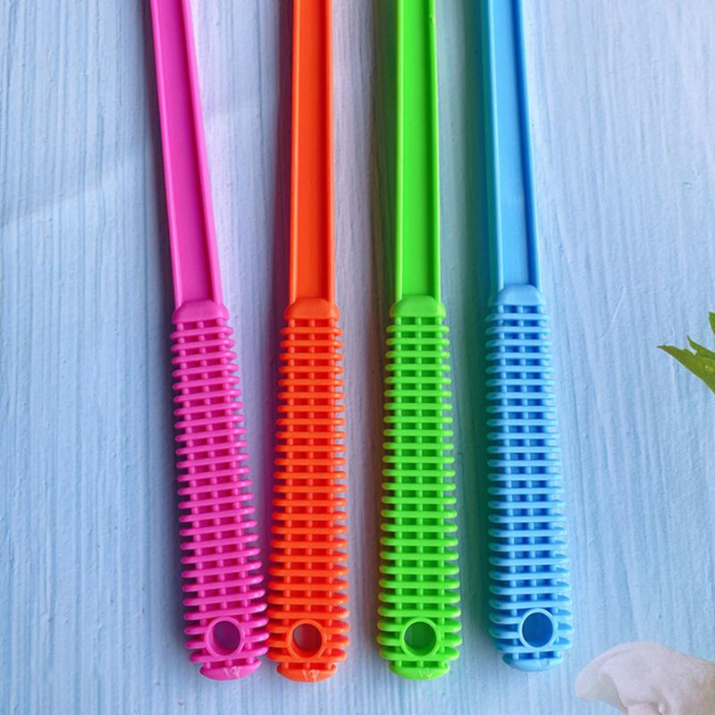 1/5Pcs Plastic Fly Swatter For Household Use, Thick And Extended Handle, Large Size, Manual, Durable Fly And Mosquito Swatter