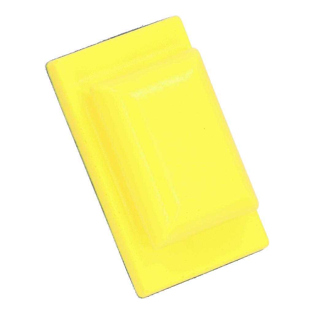 Pad de șlefuire manuală Pătrat Bloc de șlefuitor din spumă PU cu scai Accesorii pentru lustruirea lemnului