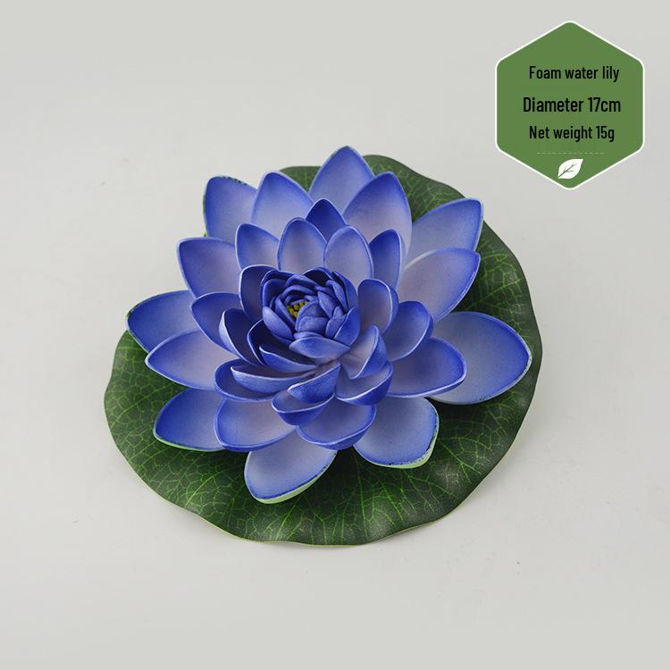 Artificial Lotus Leaf & Lotus Flower Pond Decorations for Fish Tanks & Living Rooms