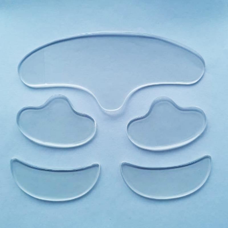 Silikon Anti-Falten Gesichts- und Augenpflaster Set zum Lifting und Straffen