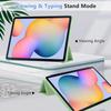 For Samsung Galaxy Tab S6 Lite 10.4 inch P610 P615 PU Tri-Folding Stand Case Funda For S6 Lite P620 P625 Tablet Smart Cover