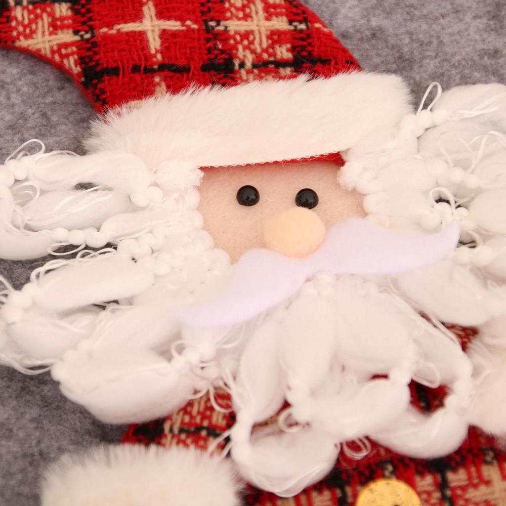 Christmas Stockings Traditional 3D Snowman Reindeer Home Decor 4 Pieces Candy Pouch Christmas Decorations For Candy Chocolate