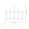 10PCS LED Garden Fence Lights  White Outdoor Christmas Decor IP44 Waterproof Fairy Tale Fence for Yard Party Wedding Decoration