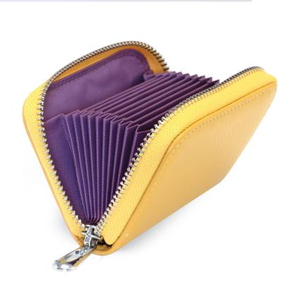 NO MORI Genuine Leather Credit Card Case Magnetic Interference Prevention Skimming Prevention RFID Card Large Women [HAKATA LEATHER] Holder/Bellows