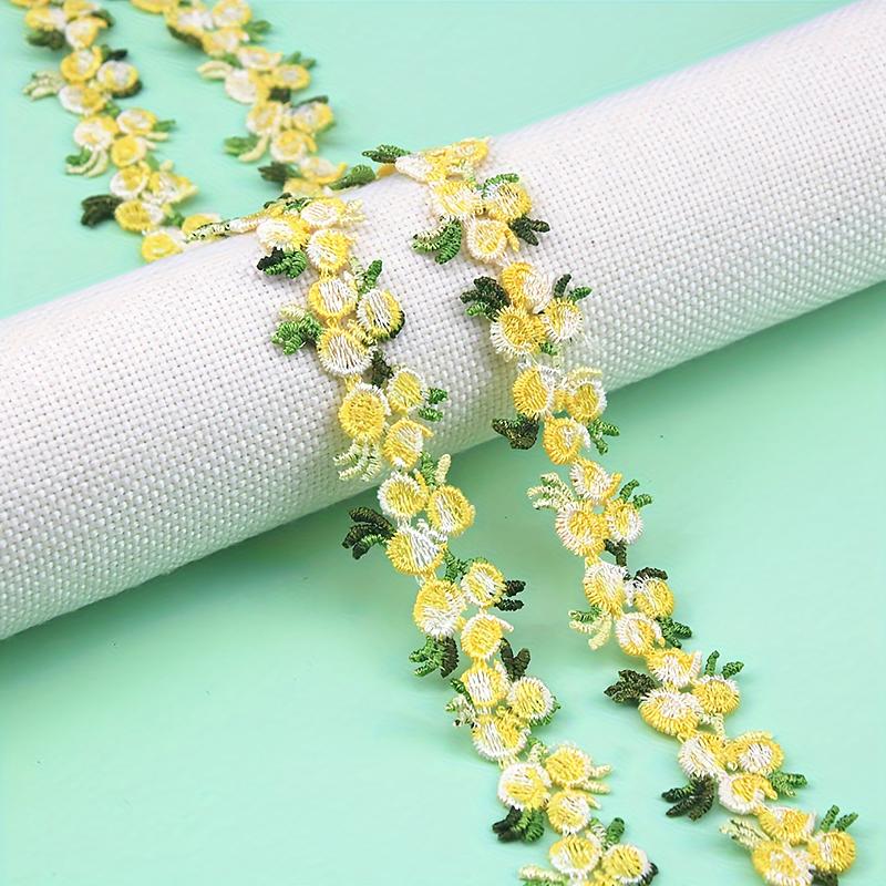 

2.3смx1Ярд DIY Материалы Милые Аксессуары для Одежды Упаковка Швейные Принадлежности Элегантная Лента Тесьма Многоцветный жёлтый