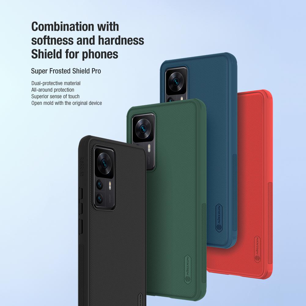 Para Xiaomi MI 12T Pro Case Nillkin Frosted Shield Pro PC Capa Traseira Rígida para MI 13T Capa