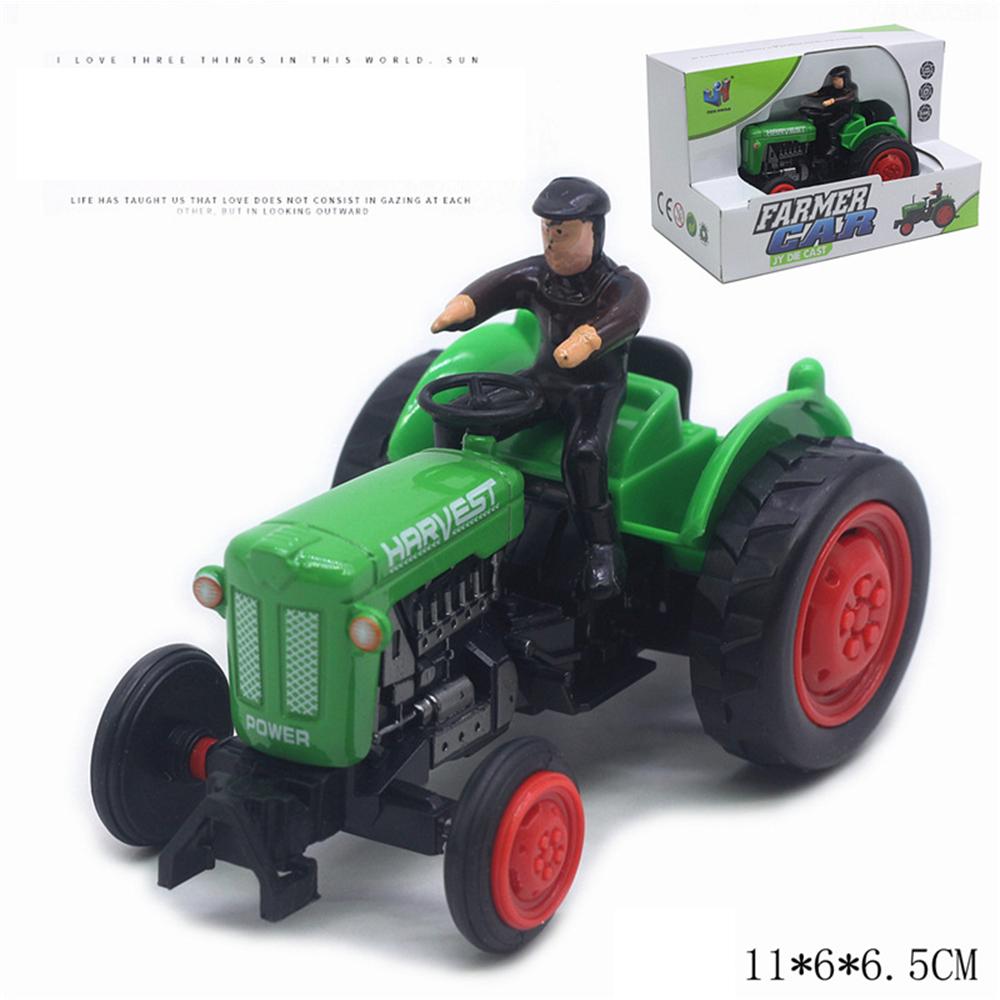 

1/48 игрушечный фермерский трактор, сплав + пластик, детские игрушки для фермерского трактора, технология, фермерский автомобиль, игрушка, подарки для детей, игрушки ручной работы 1/48-Size:11*6.5*6cm зелёный
