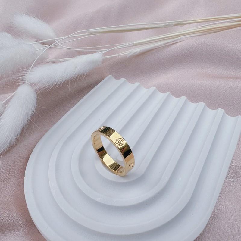 Trend Luxury Cross Stainless Steel Zircon Ring With Stone For Woman Girl For Men Couple Finger Wedding Ring bague femme