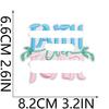 Retro Geometric Cartoon Shape Embroidery Cloth Sticker Denim Jacket Shoes And Hats Ironing Patch Diy Handmade Decorative Embroidery