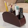 5-slot Tray Remote Control Storage Box - Cosmetic Storage Box, Large-capacity Desktop Makeup Brush Holder