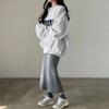 Koreanische Chic Y2k Lose Zip Up Pullover Frauen Herbst Dicken Stil Casual Brief Drucken Kleidung Neue Harajuku High Street Solide tops