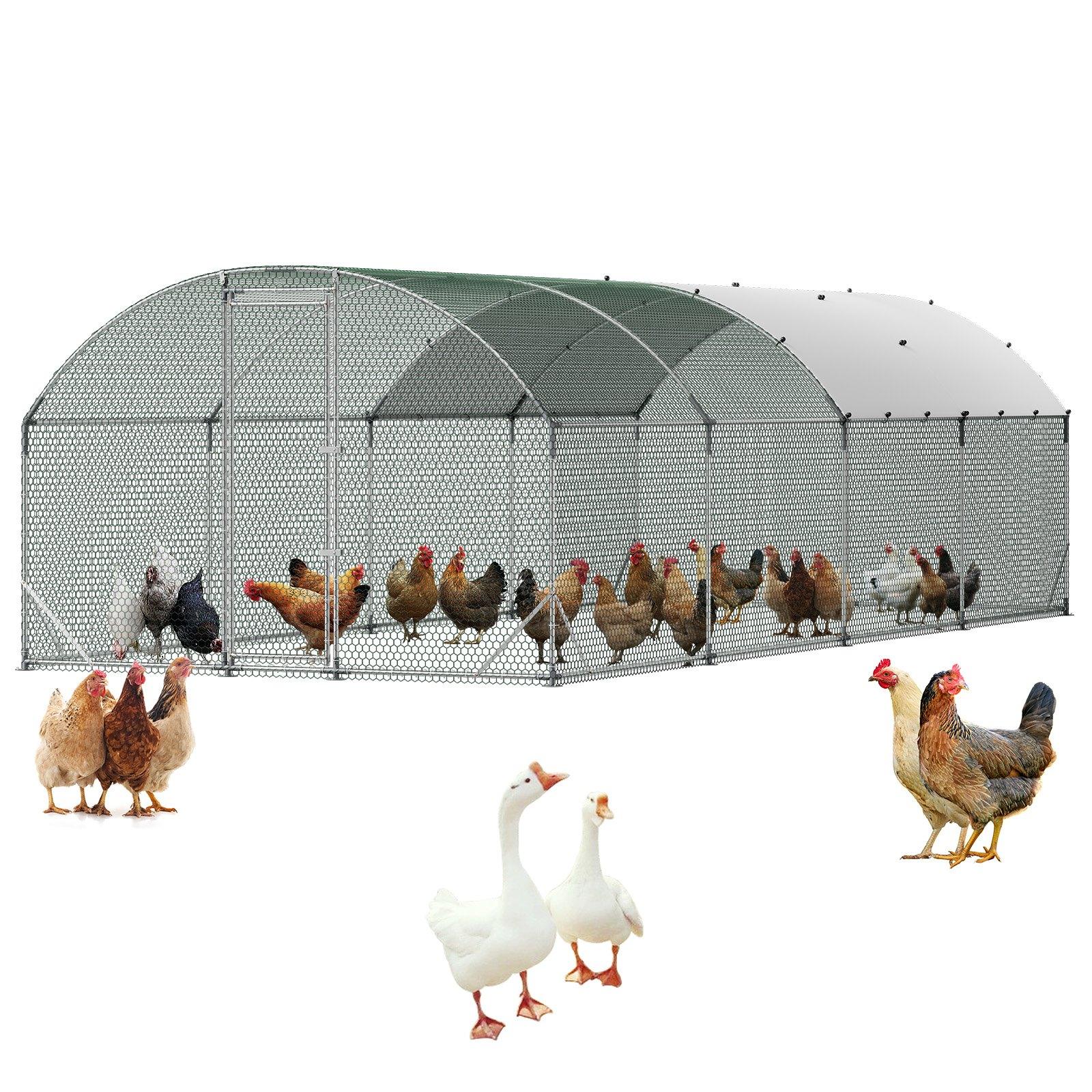 VEVOR Large Metal Chicken Coop, 2