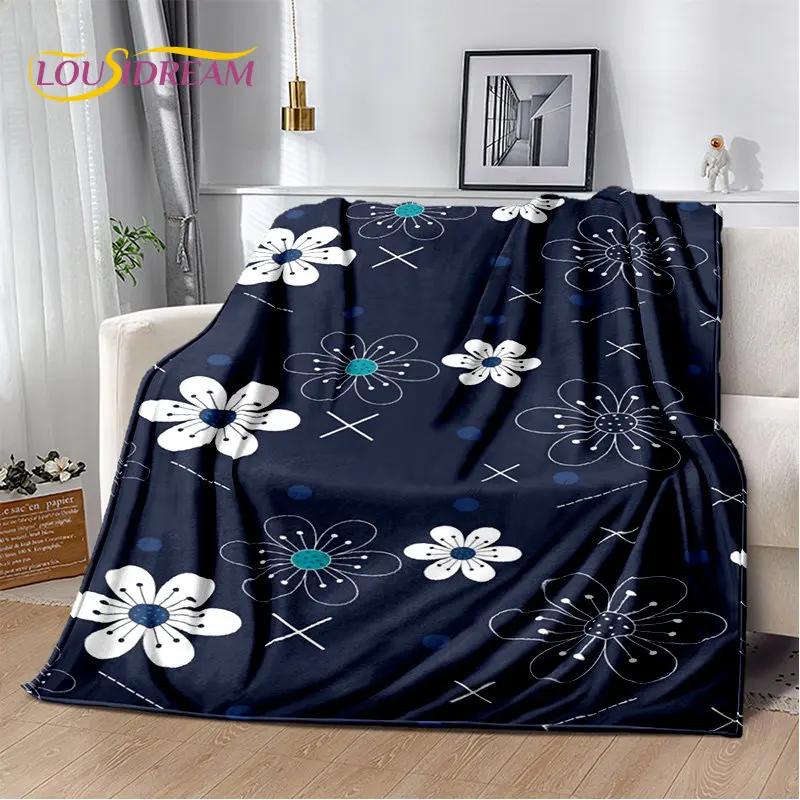 Plantain Leaf Tropical Plant Leaf Soft Plush Blanket,Flannel Blanket Throw Blanket for Living Room Bedroom Bed Sofa Picnic Cover