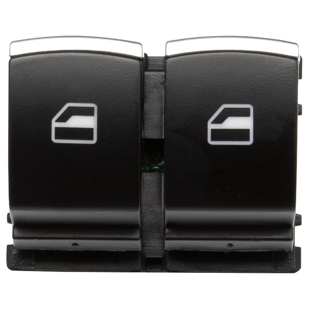 2 Door Front Left Master Window Switch Fits Golf MK5 MK6 GTI Passat B6 | for OE 5K3959857 5K3959857A 5K3959857B Also fits Eos Rabbit models Restores