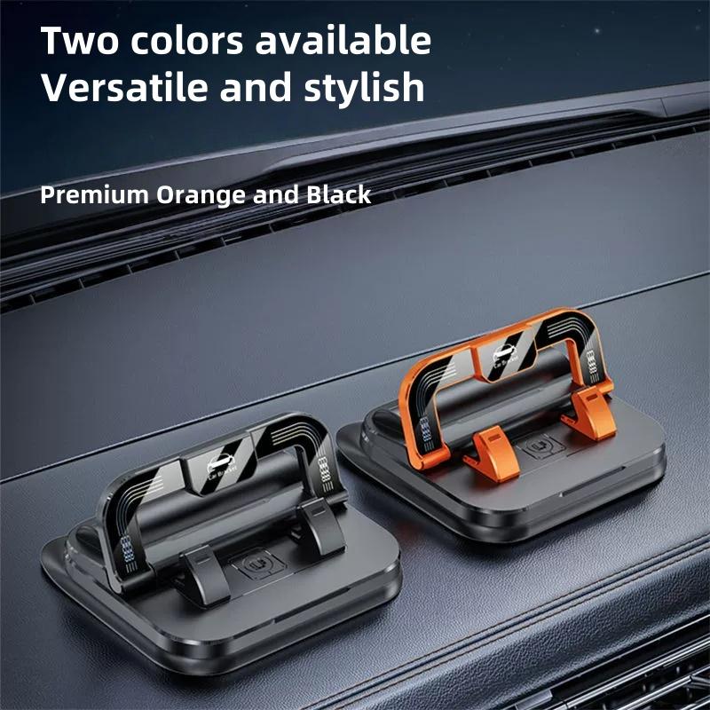 Heavy-Duty Dashboard Phone Mount with Gel Base and Dual Parking Number Plate Design