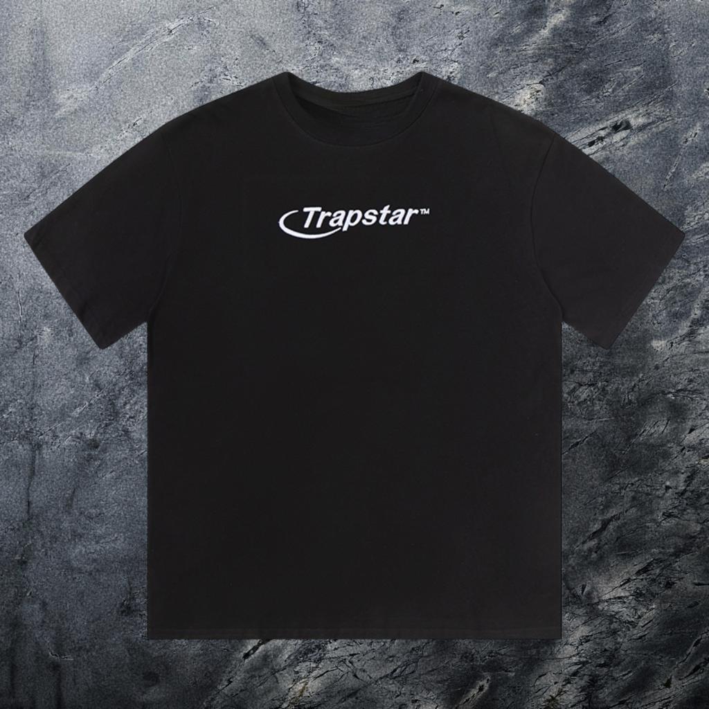 2026 Pop Trap ShortSleeved Star Printed Ins Niche Streetwear Brand Cotton American High Street TShirt Both Of Unisex And Unisex