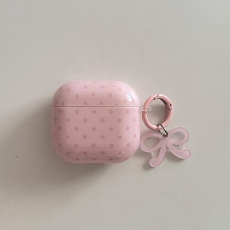 Ins Solid Color Polka Dots for Apple AirPods Pro 1 Generation Protective Case Pro1 Bluetooth Headset Case AirPods 1