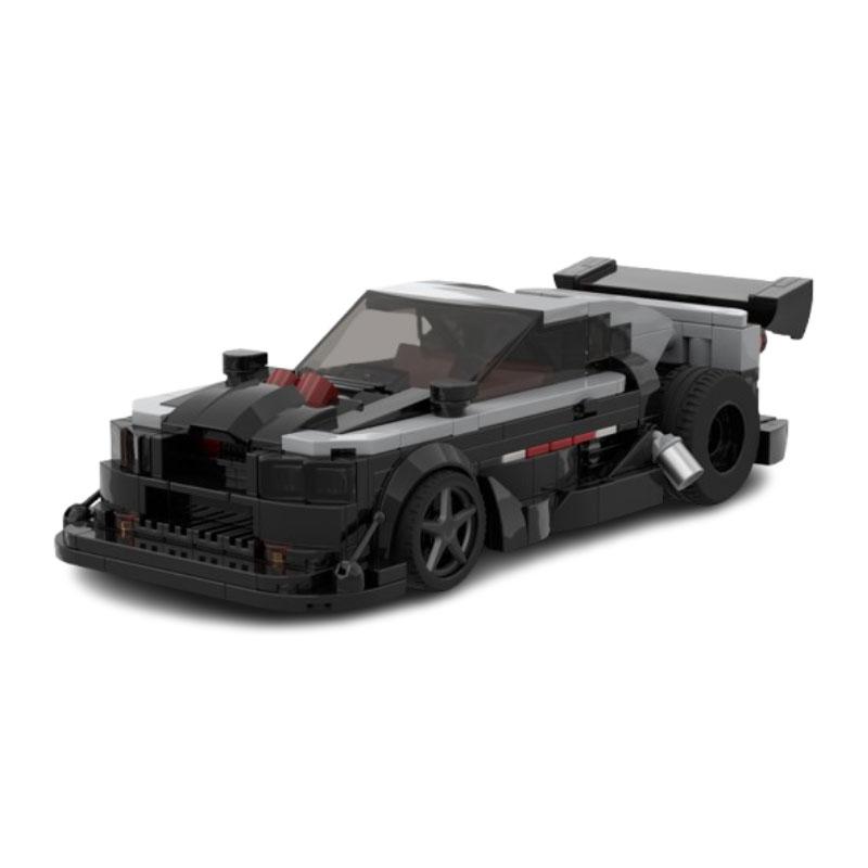 380-piece small particle building blocks MOC speed racing car toy vehicle gift set