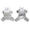 Waterproof Fabric Dog Jumpsuit Four Legs Design Dog Clothes Padded Puppy Down Jacket  Outdoor Walk