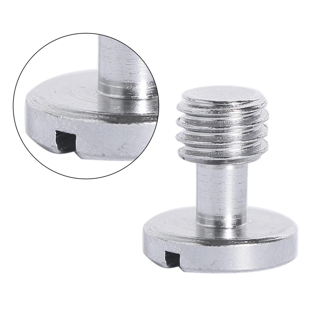 Camera Quick Release Screws 3/8 Inch Stainless Steel Tripod Adapter for DSLR and Rig Accessories