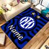 Custom Personalization Inter Milan Area Rug - Perfect For Kitchen, Bathroom,Laundry Room Decor Large Size Available,Gift All Seasons