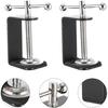2Pcs Small C Clamps, 2inch Desk Mount Clamps Plastic C Bracket with Stainless Steel Screw for Securely Holding Tables - Tripods and More Versatile