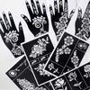 Hollow Tattoo Stencil Hand Painted Indian Henna Body Painting Tattoo Template Tattoo Stencil Stickers Festival Makeup Tool