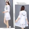 Summer Women's Sun Protection Clothing Korean Style Slim Mid-length Trench Coat UV Protection Student Sunscreen Clothing