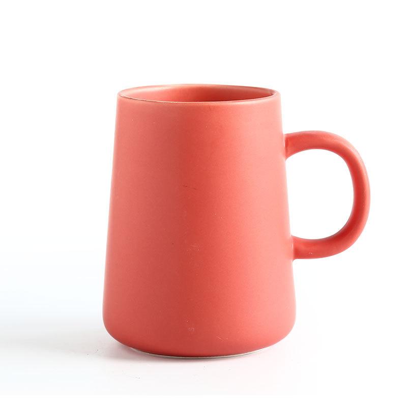 Ceramic Matte Large Capacity Coffee Cup Home Enterprise Gift Gift Prints