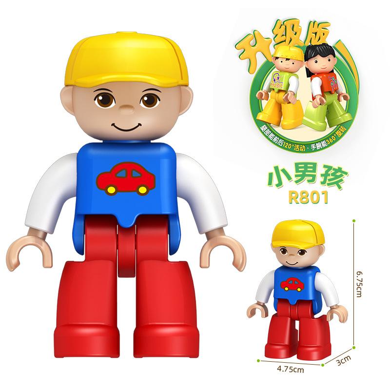 

Крупные строительные блоки для фигурок, аксессуары для сборки куклы