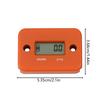 Small Engine Hour Meter LCD Waterproof Motorcycle Accessories High Voltage Generator Hour Counter For Lawn Mower Snowmobile