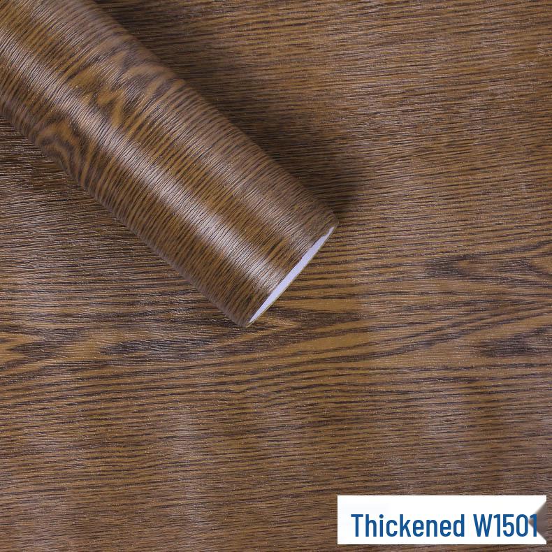 Self-Adhesive Wood Grain Waterproof Wallpaper for Furniture and Cabinet Renovation