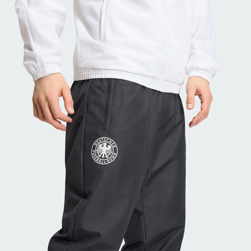 Adidas Knitted Sweatpants Men's Black Moderate Cuffed Pants