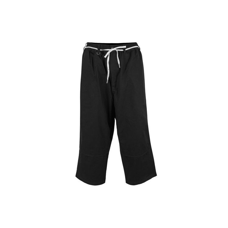 

Y-3 Canvas Workwear Wide-Leg Pants Unisex Bottoms Black FP8678