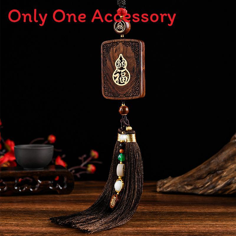 Traditioneller Autoanhänger Mit Birnoholz Autoanhänger Als Geschenk Und Heimdekoration